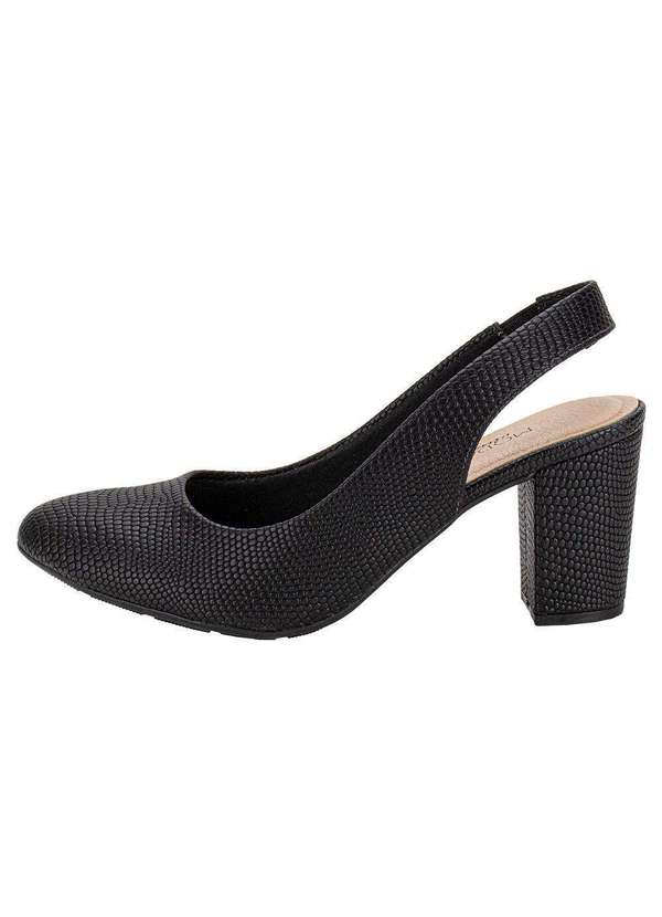 Modare - Sapato Feminino Salto Grosso Modare 7377120 - Preto 2