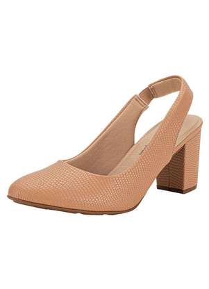 Modare Sapato Feminino Salto Grosso Modare 7377120 Salmão