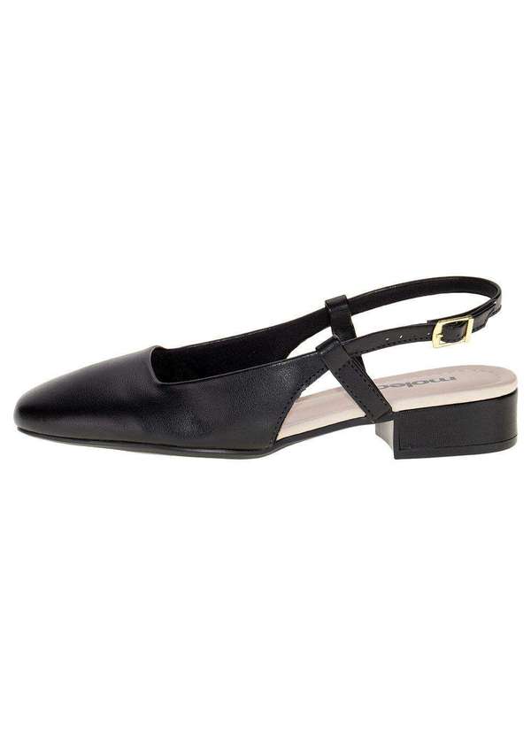 Moleca - Sapato Feminino Salto Grosso Moleca 5795100 - Preto 2