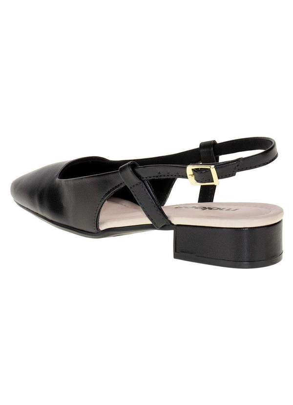 Moleca - Sapato Feminino Salto Grosso Moleca 5795100 - Preto 3