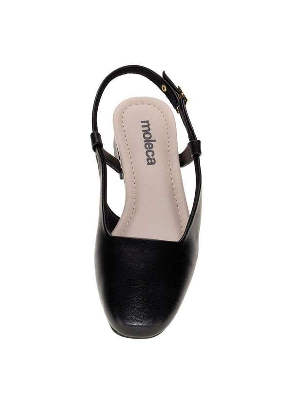 Moleca - Sapato Feminino Salto Grosso Moleca 5795100 - Preto 5