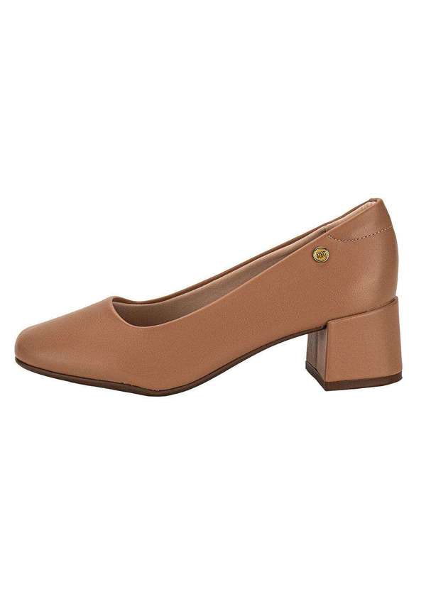 Moleca - Sapato Feminino Salto Grosso Moleca 5822100 - Salmão 2