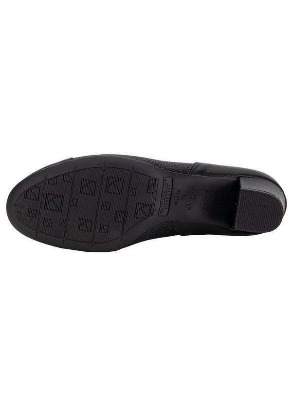 Piccadilly - Sapato Feminino Salto Grosso Piccadilly 110183 - Preto 4