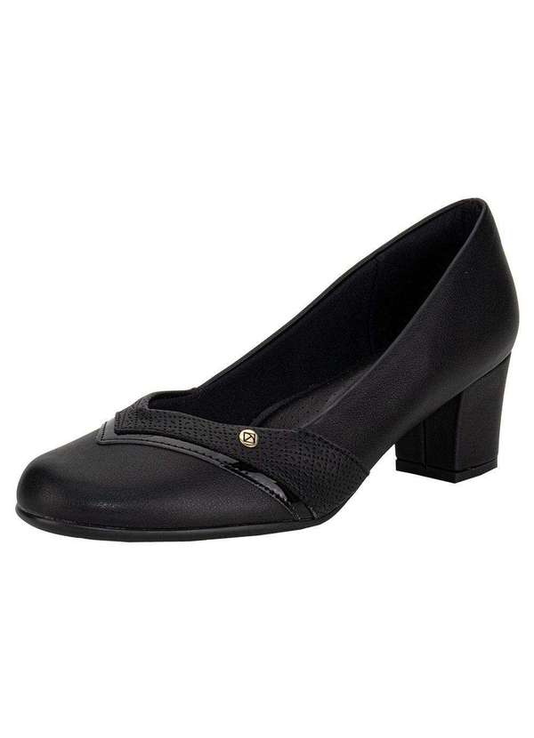 Piccadilly Sapato Feminino Salto Grosso Piccadilly 110186 Preto