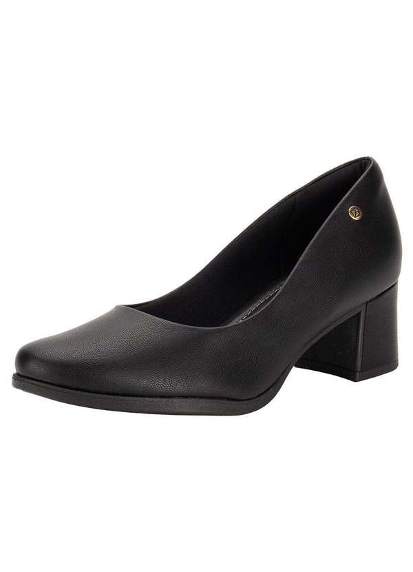 Piccadilly - Sapato Feminino Salto Grosso Piccadilly 654007 - Preto 1