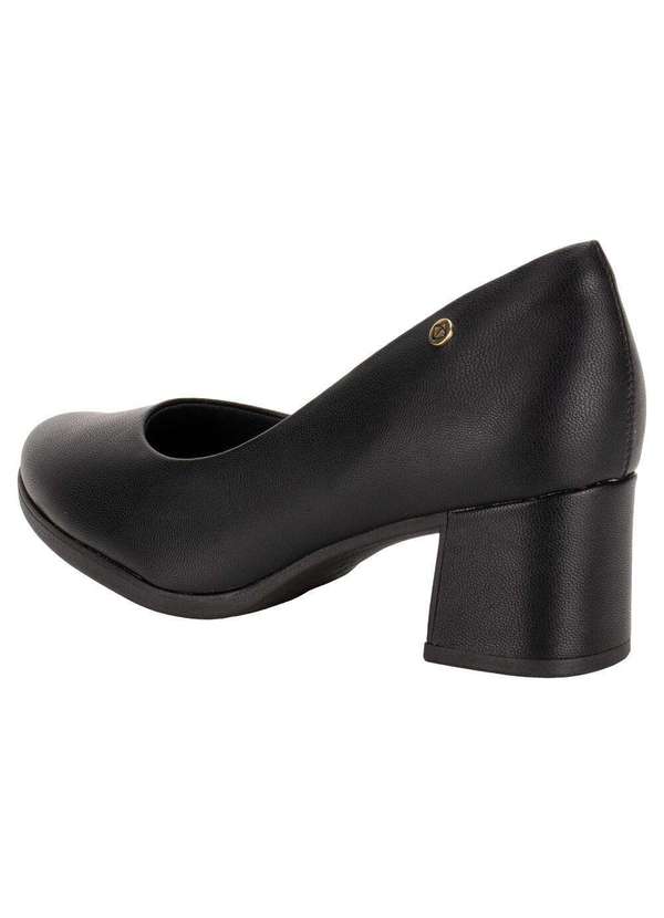 Piccadilly - Sapato Feminino Salto Grosso Piccadilly 654007 - Preto 3