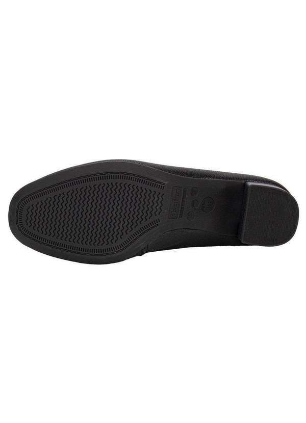Usaflex - Sapato Feminino Salto Grosso Usaflex Ma0802 - Preto 4