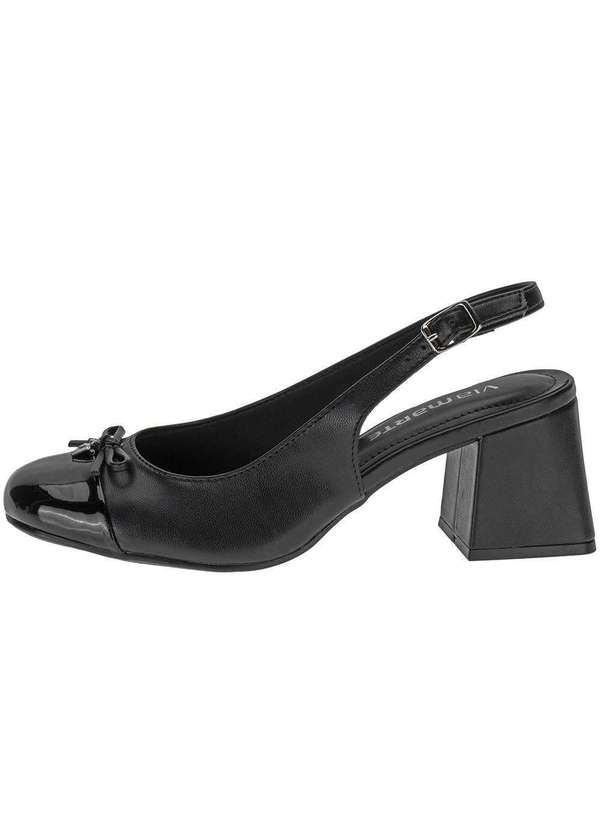 Via Marte - Sapato Feminino Salto Grosso Via Marte 067001 - Preto 2