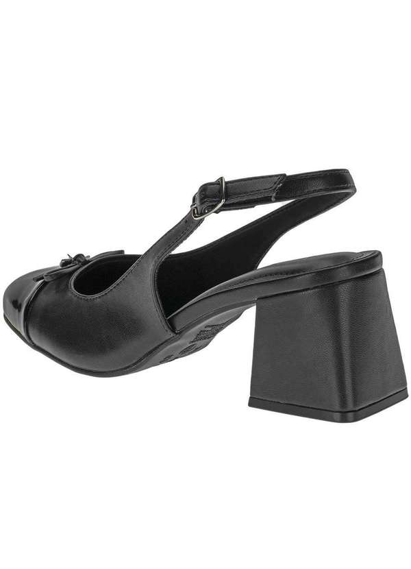 Via Marte - Sapato Feminino Salto Grosso Via Marte 067001 - Preto 3