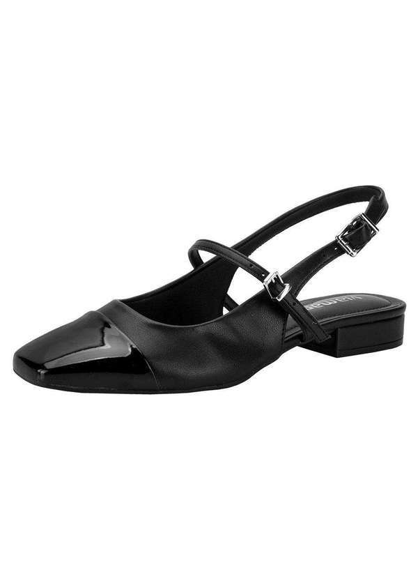 Via Marte - Sapato Feminino Salto Grosso Via Marte 160003 - Preto