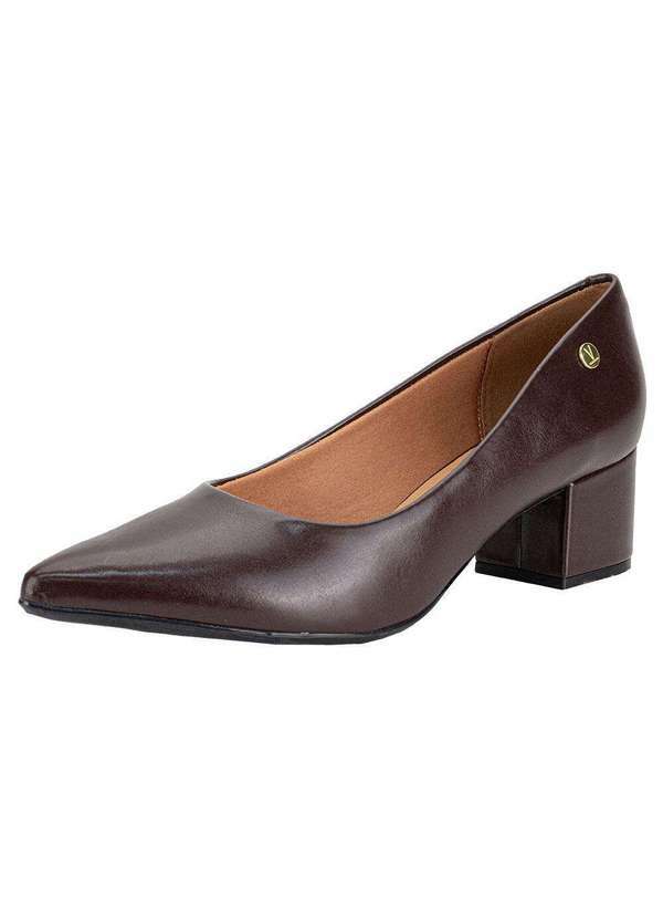 Vizzano - Sapato Feminino Salto Grosso Vizzano 1220315 - Chocolate