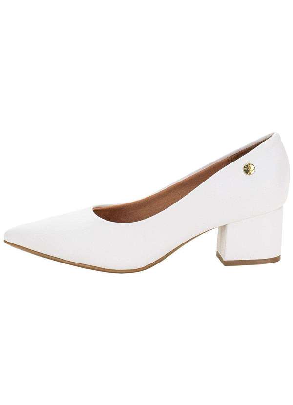 Vizzano - Sapato Feminino Salto Grosso Vizzano 1220315 Branco 2