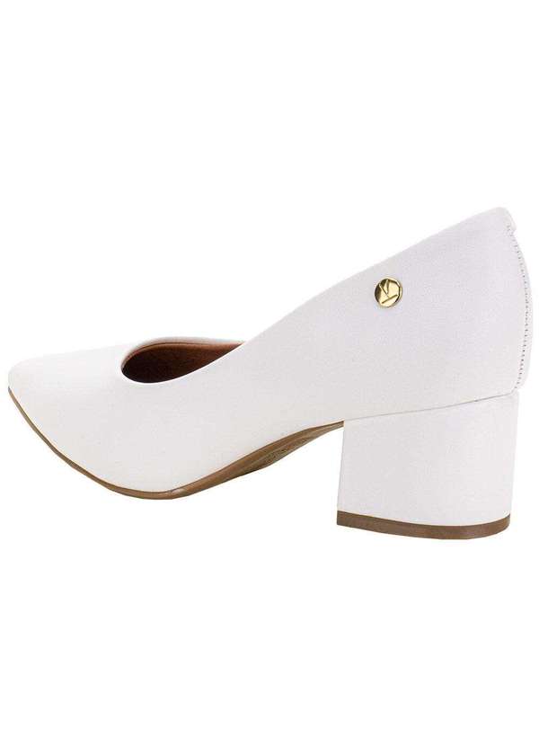 Vizzano - Sapato Feminino Salto Grosso Vizzano 1220315 Branco 3