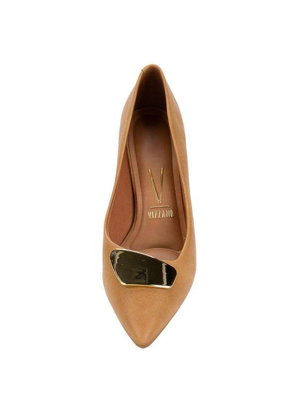 Vizzano - Sapato Feminino Salto Grosso Vizzano 1220377 - Caramelo 5