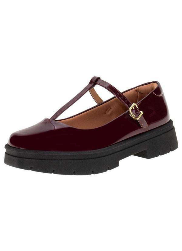 Vizzano - Sapato Feminino Salto Grosso Vizzano 1422104 - Vinho