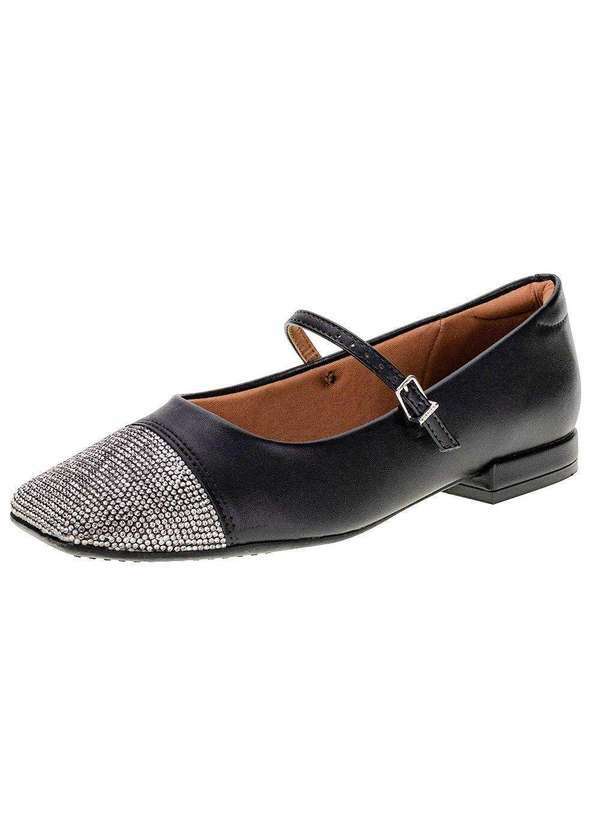 Vizzano - Sapato Feminino Salto Grosso Vizzano 14277103 - Preto