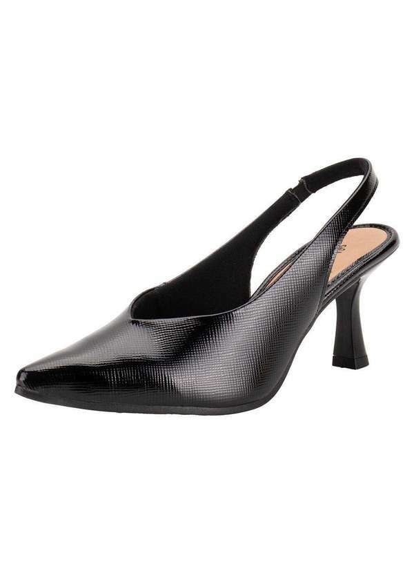 Mississipi - Sapato Feminino Salto Taça Mississipi Me304 - Preto