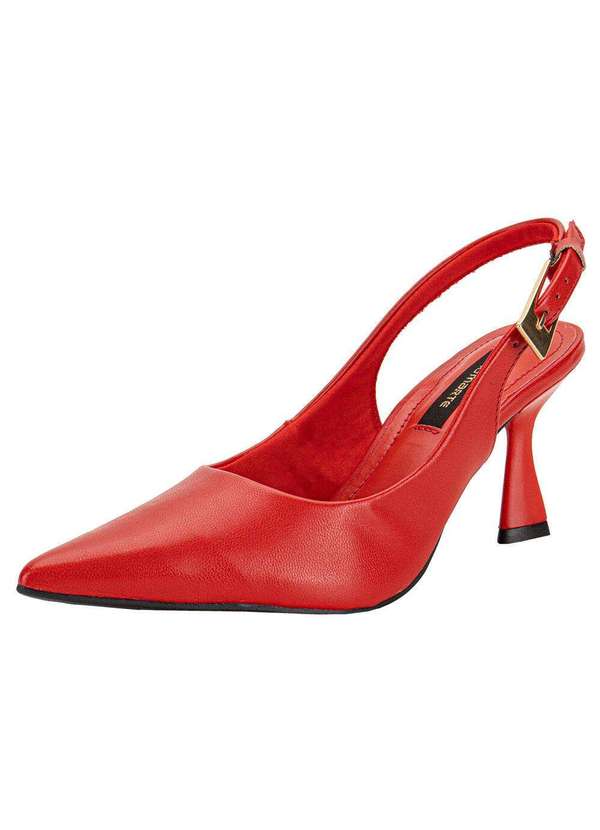 Via Marte - Sapato Feminino Salto Taça Via Marte 145012 - Vermelho