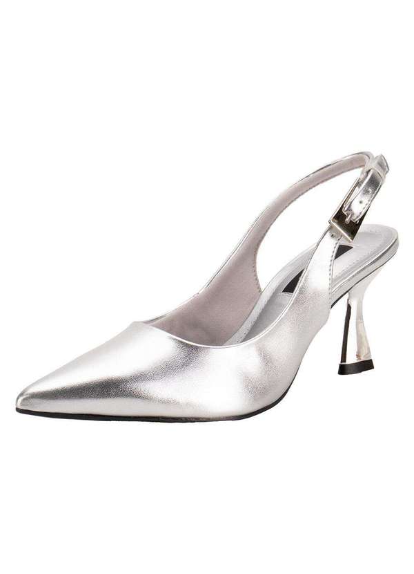 Via Marte - Sapato Feminino Salto Taça Via Marte 145012 - Prata 1