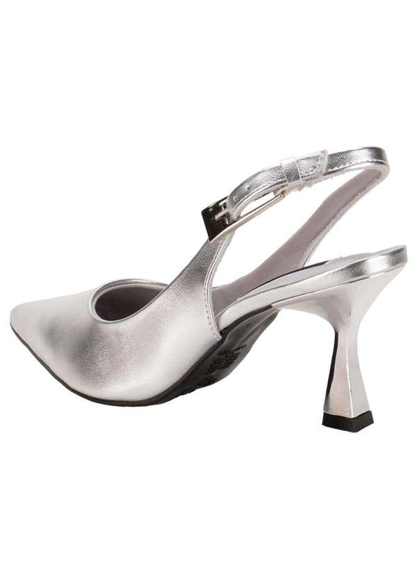 Via Marte - Sapato Feminino Salto Taça Via Marte 145012 - Prata 3