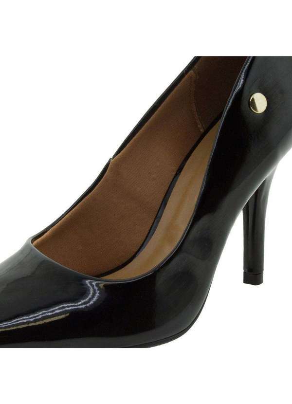 Vizzano - Sapato Feminino Scarpin Salto Alto Vizzano - 1184101 - Verniz/Preto 5