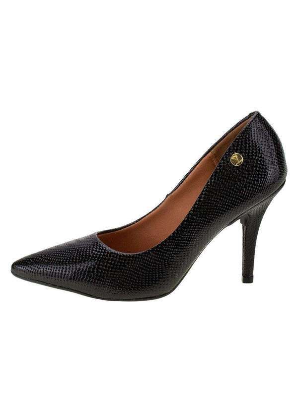 Vizzano - Scarpin Feminino Salto Alto Vizzano - 11841101 - Verniz/Preto 2