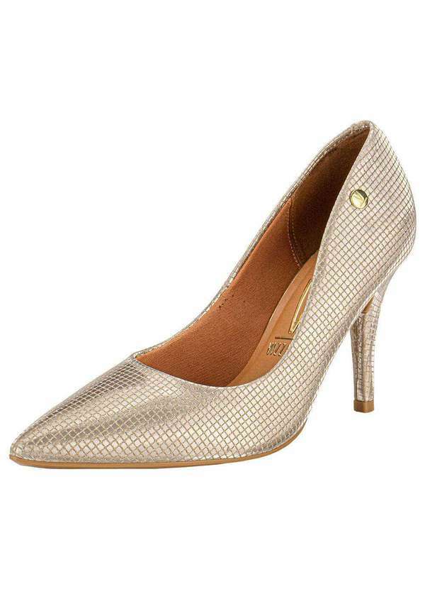 Vizzano - Scarpin Feminino Salto Alto Vizzano 11841501 - Ouro