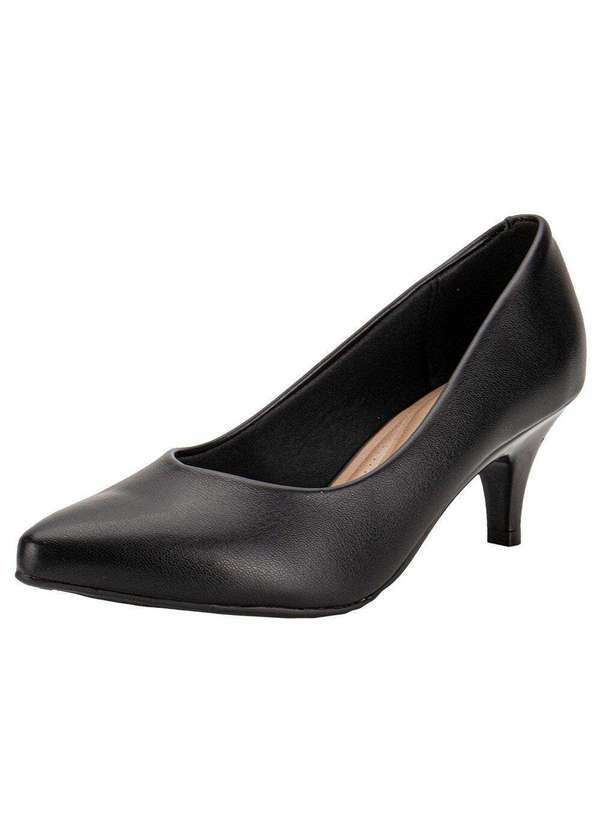 Beira Rio - Scarpin Feminino Salto Fino Beira Rio 40761301 - Preto