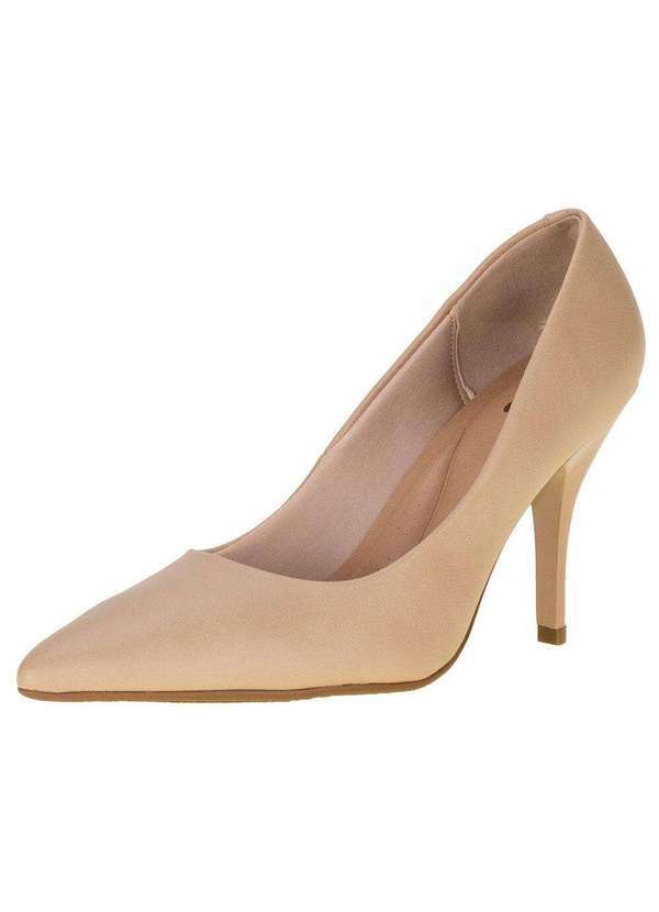 Beira Rio - Scarpin Feminino Salto Fino Beira Rio - 41221300 - Bege