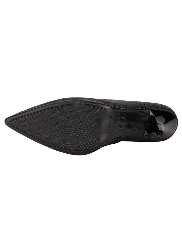 Beira Rio - Scarpin Feminino Salto Fino Beira Rio 41221400 - Preto/Nobuck 4