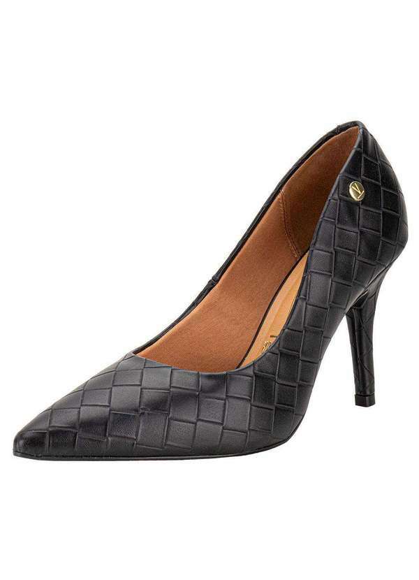 Vizzano - Scarpin Feminino Salto Fino Vizzano 11841501 - Preto/Croco