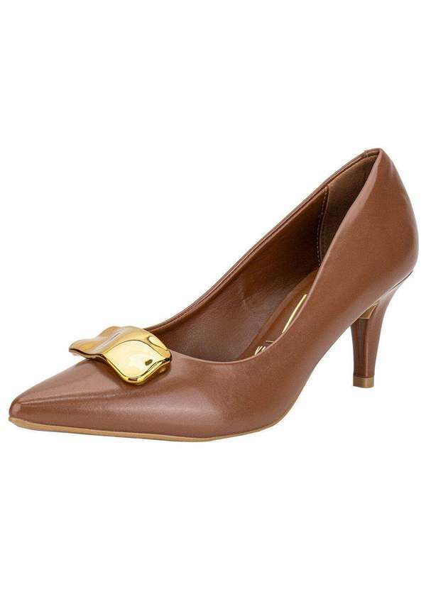 Vizzano - Scarpin Feminino Salto Fino Vizzano 11851445 - Caramelo