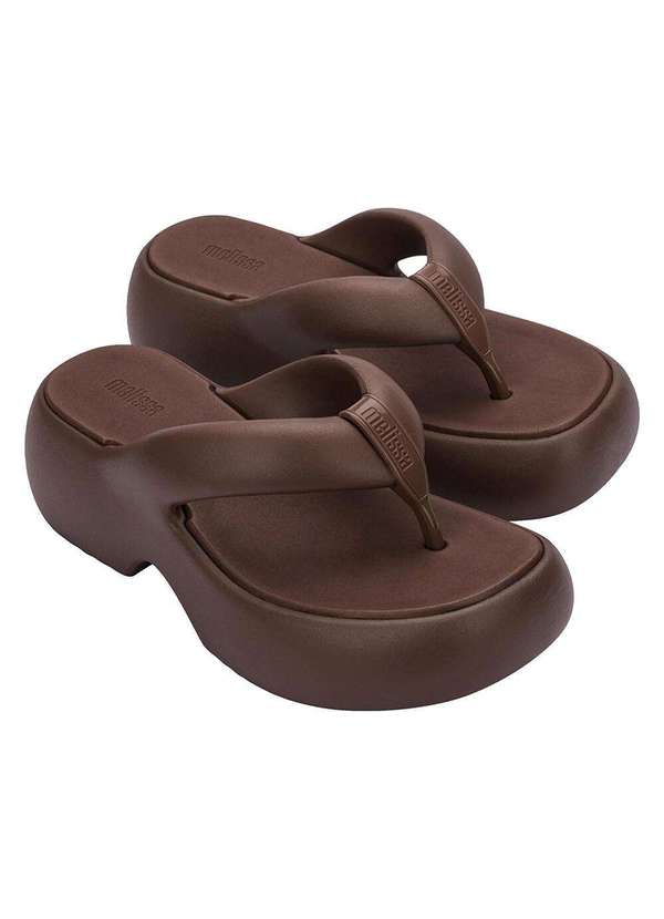 Melissa - Melissa Free Fuzzy Platform 35875 Chocolate 1