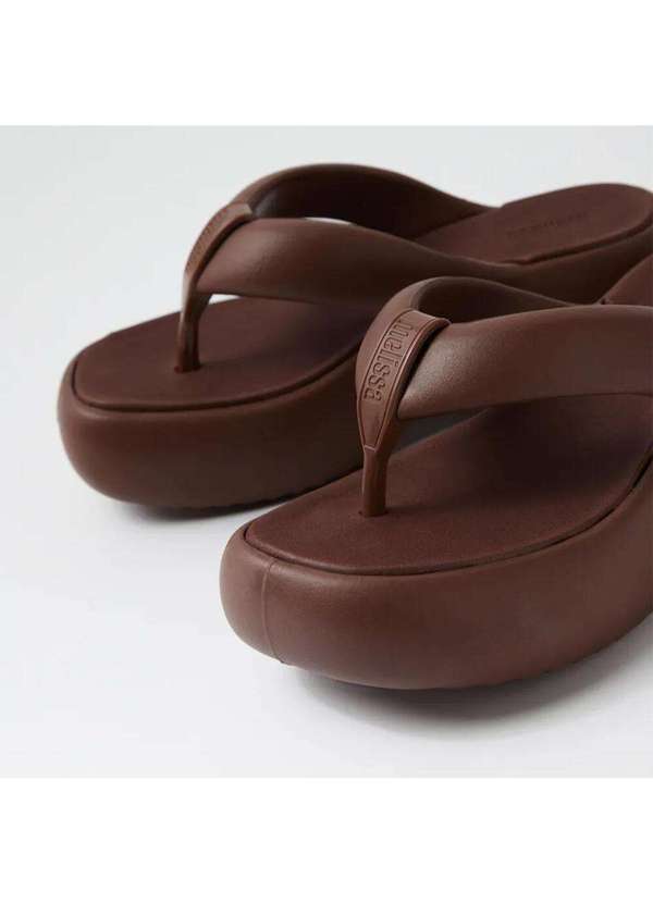 Melissa - Melissa Free Fuzzy Platform 35875 Chocolate 5