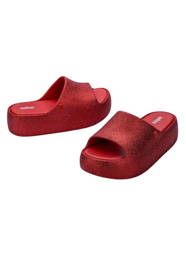Melissa - Melissa Free Platform Slide Glitter 36126 - Vermelho 3