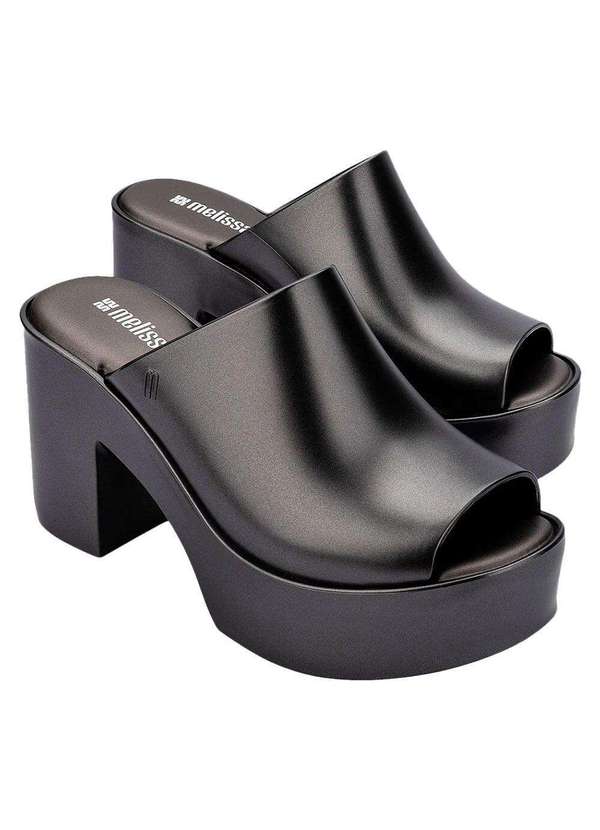 Melissa - Melissa Mule Hype Metallic 36497 - Grafite