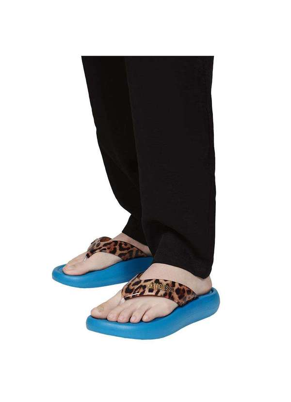 Melissa - Melissa Station Flip Flop 36045 Azul/Onça 2