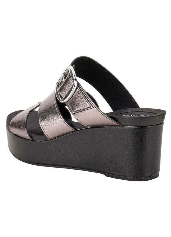 Beira Rio - Tamanco Feminino Anabela Beira Rio 8407136 - Grafite 3