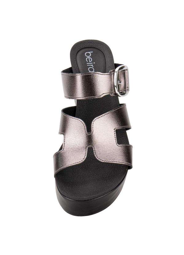 Beira Rio - Tamanco Feminino Anabela Beira Rio 8407136 - Grafite 5