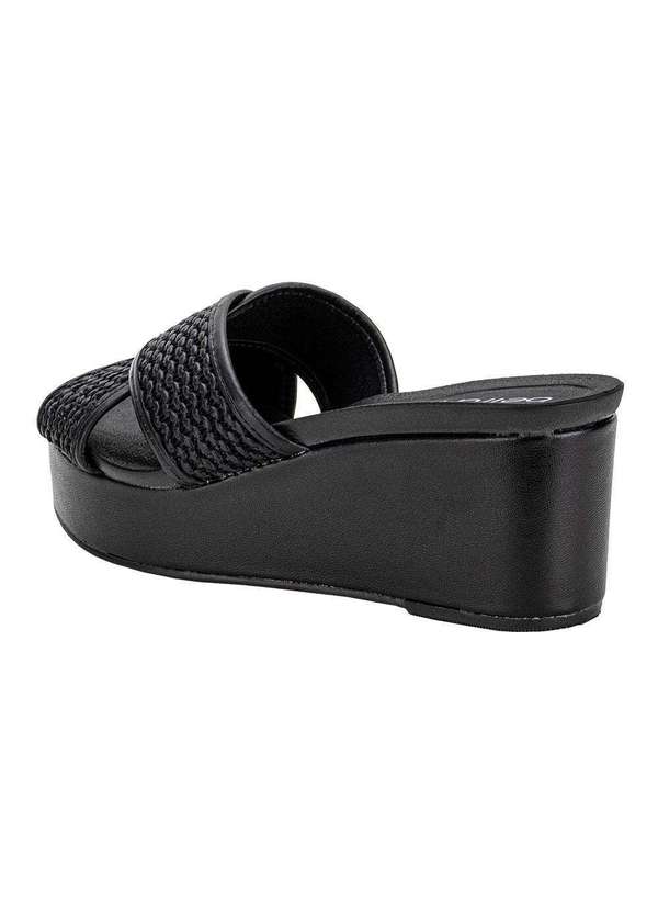 Beira Rio - Tamanco Feminino Anabela Beira Rio 8407141 - Preto 3