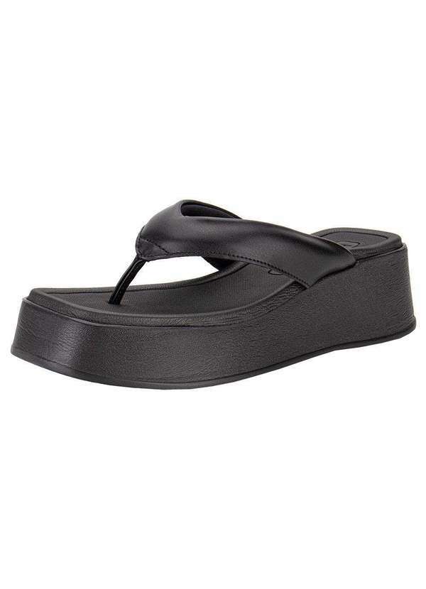 Beira Rio - Tamanco Feminino Anabela Beira Rio 8530100 - Preto 1