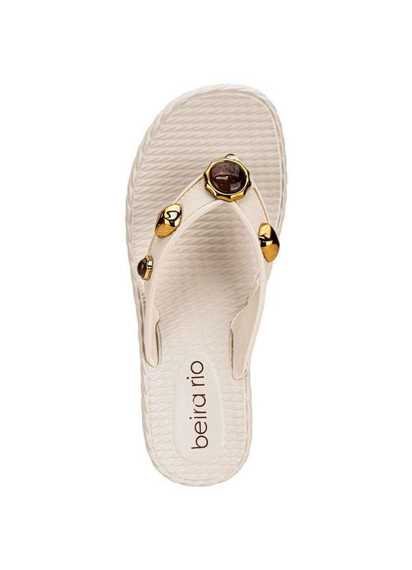 Beira Rio - Tamanco Feminino Anabela Beira Rio 8561104 Branco/Off 5