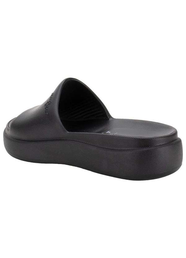 Piccadilly - Tamanco Feminino Anabela Marshamallow Piccadilly C238003 Preto 3