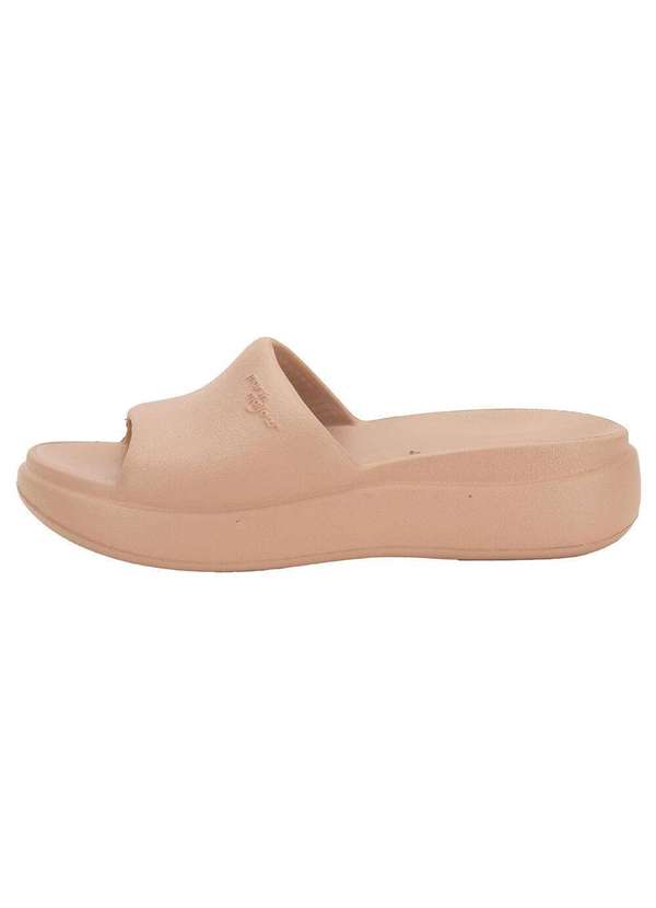 Piccadilly - Tamanco Feminino Anabela Marshamallow Piccadilly C238003 Salmão 2