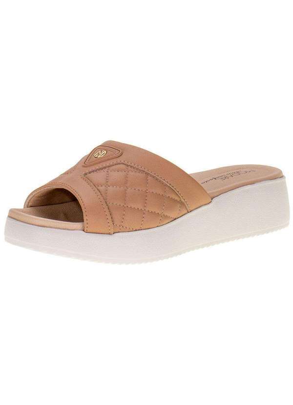 Modare - Tamanco Feminino Anabela Modare 7189102 - Bege