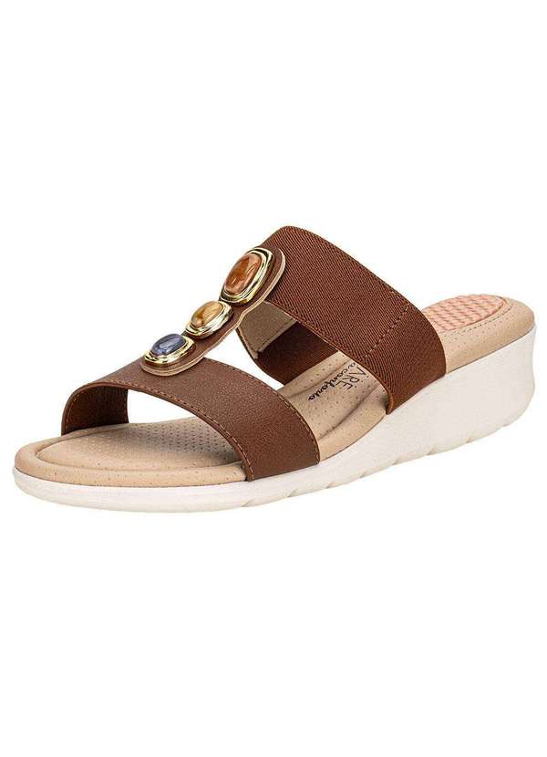 Modare - Tamanco Feminino Anabela Modare 7190107 - Chocolate 1