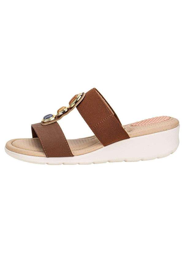 Modare - Tamanco Feminino Anabela Modare 7190107 - Chocolate 2