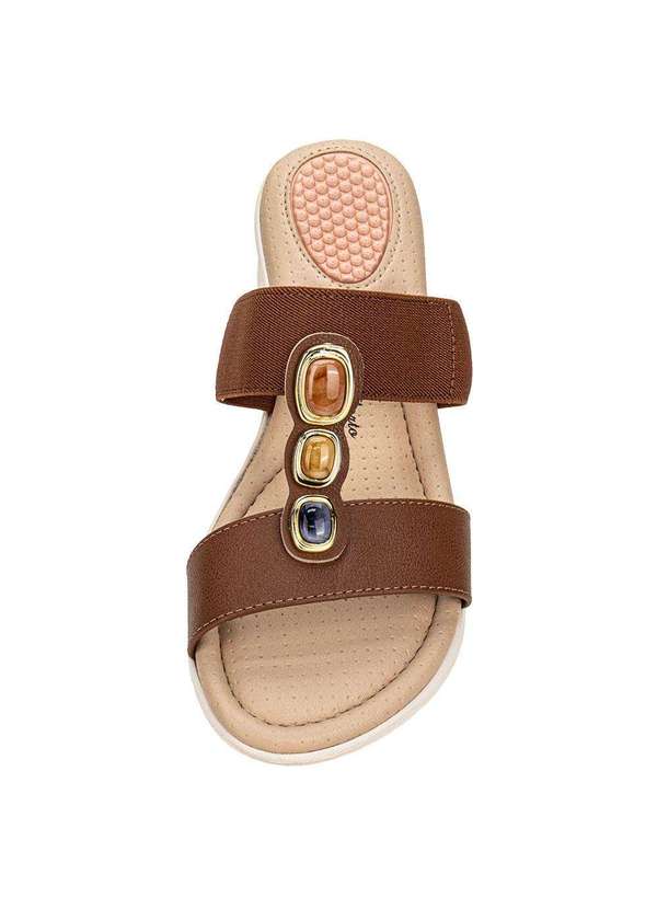 Modare - Tamanco Feminino Anabela Modare 7190107 - Chocolate 5