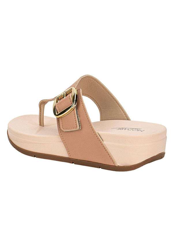 Modare - Tamanco Feminino Anabela Modare 7207101 - Salmão 3