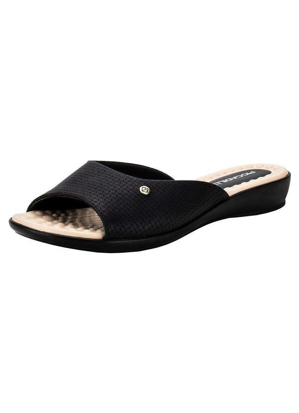 Piccadilly - Tamanco Feminino Anabela Piccadilly 500352 - Preto